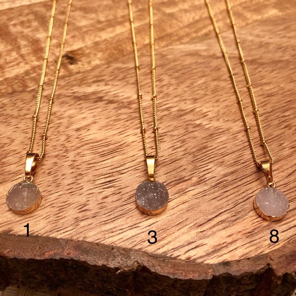 CUSTOM PICK aBeautiful Druzy Necklace - Picture 3 of 8